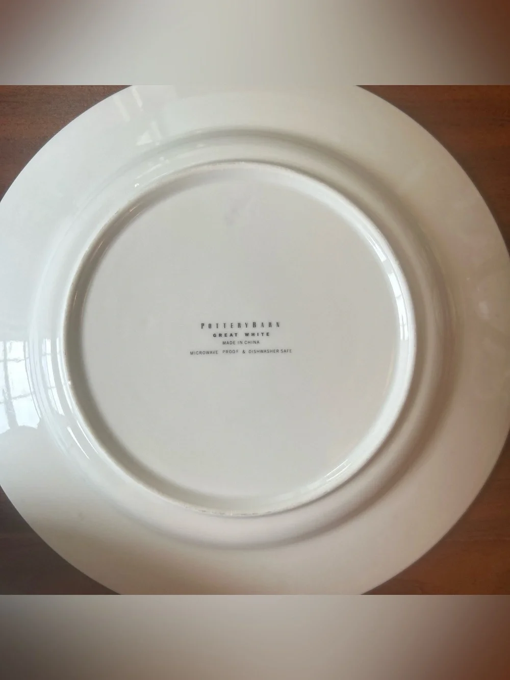 Pottery Barn Great White Collection Dinner /Charger  Plate 12.25” Set Of 7